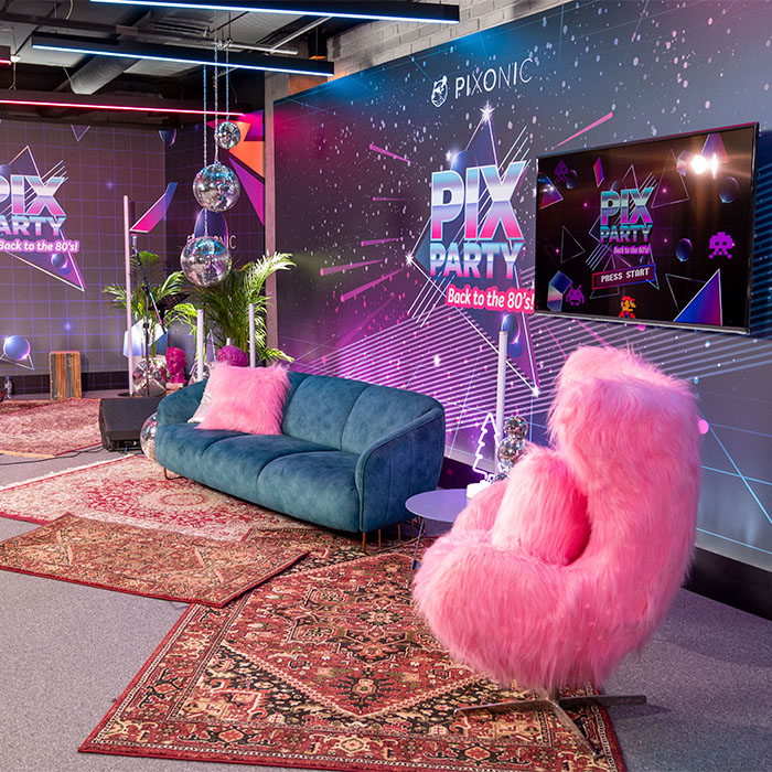 Кресло Shaggy Pink