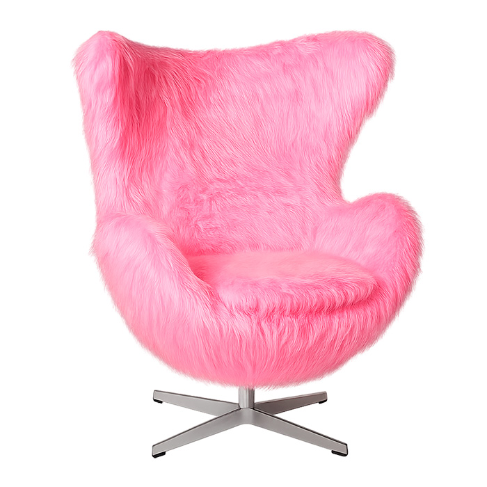 Кресло Shaggy Pink